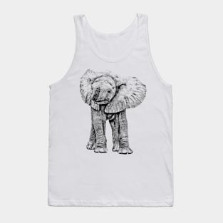 Cute Baby Elephant | African Wildlife Tank Top